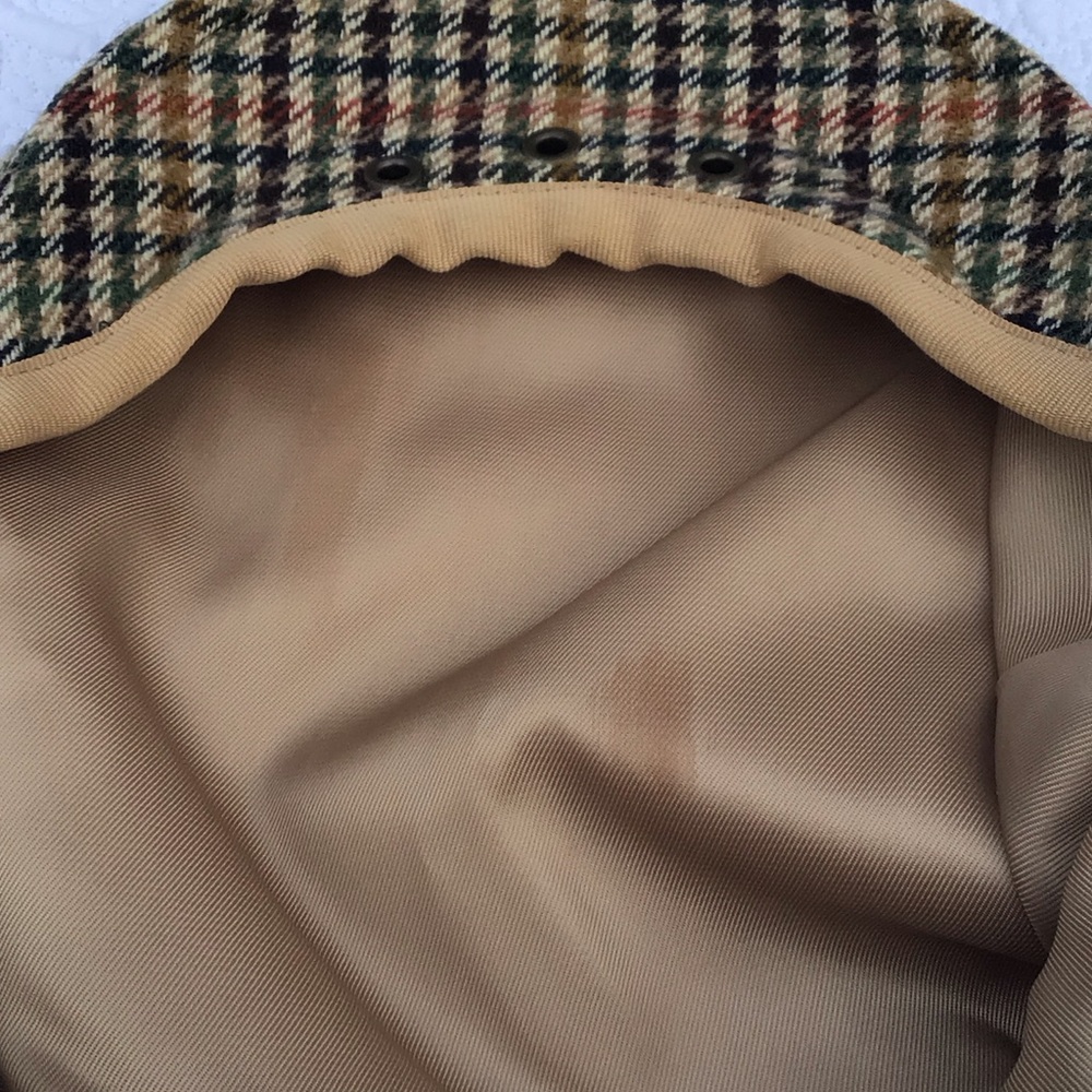 Barbour Multicolor Wool Tweed Men’s Cap 7 1/2 - Picture 11 of 11